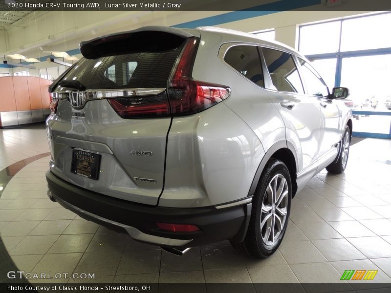 Lunar Silver Metallic / Gray 2020 Honda CR-V Touring AWD