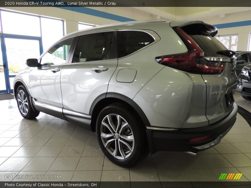 Lunar Silver Metallic / Gray 2020 Honda CR-V Touring AWD