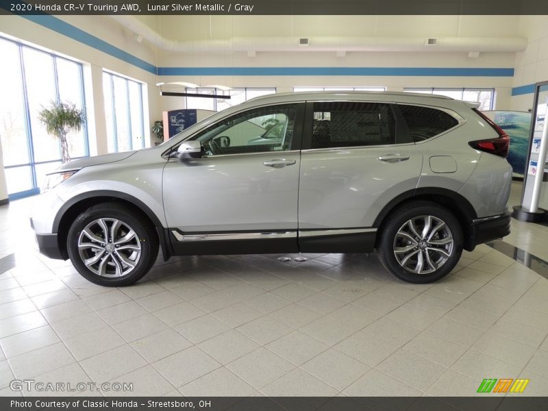 Lunar Silver Metallic / Gray 2020 Honda CR-V Touring AWD