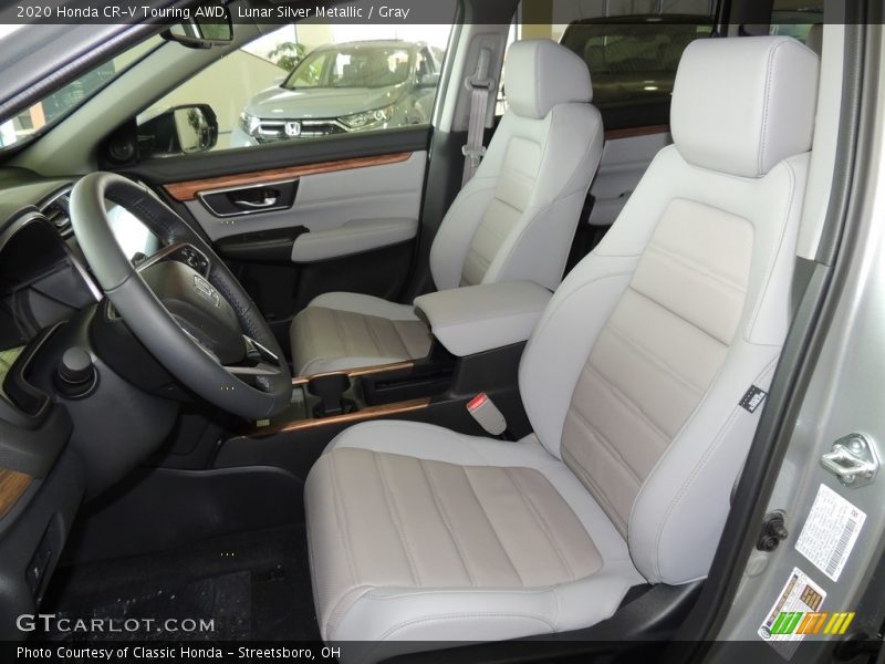 Lunar Silver Metallic / Gray 2020 Honda CR-V Touring AWD