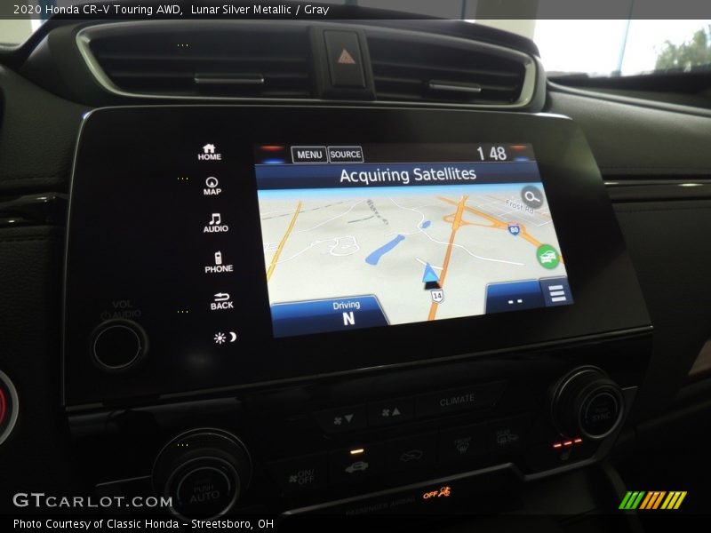 Lunar Silver Metallic / Gray 2020 Honda CR-V Touring AWD