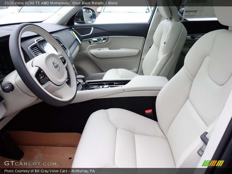  2020 XC90 T5 AWD Momentum Blond Interior