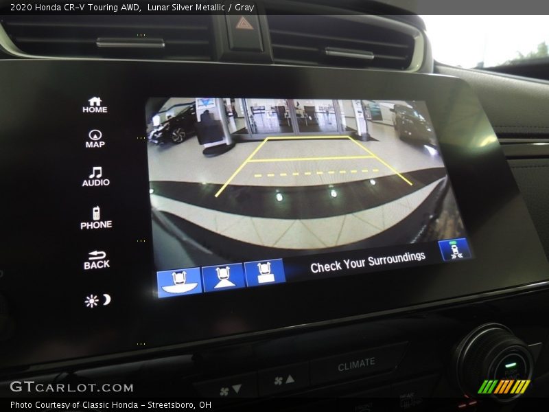 Lunar Silver Metallic / Gray 2020 Honda CR-V Touring AWD