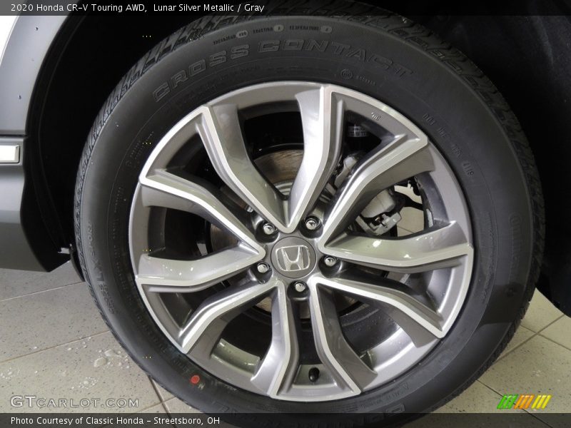 Lunar Silver Metallic / Gray 2020 Honda CR-V Touring AWD