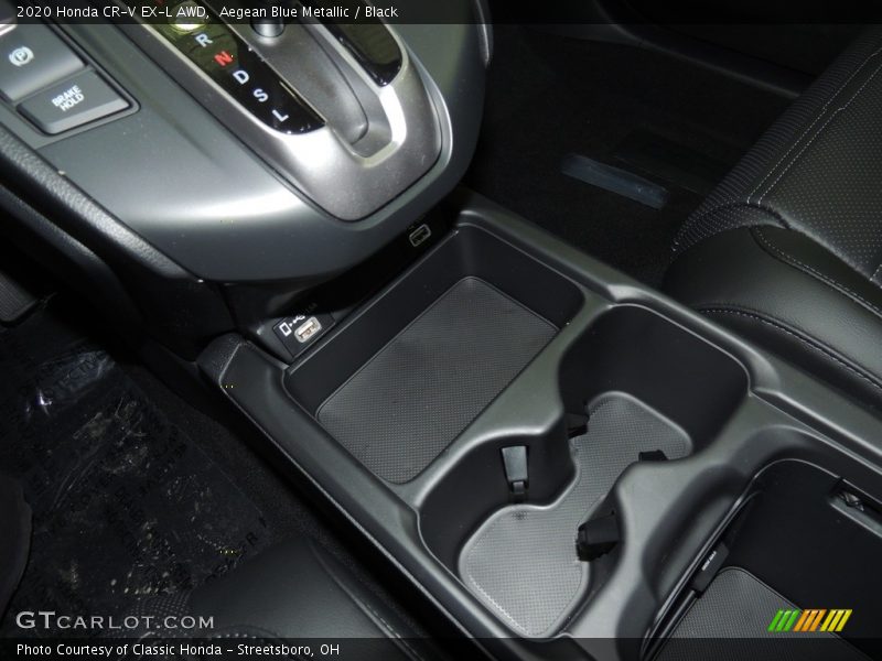 Aegean Blue Metallic / Black 2020 Honda CR-V EX-L AWD
