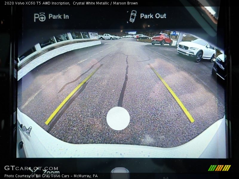 Crystal White Metallic / Maroon Brown 2020 Volvo XC60 T5 AWD Inscription