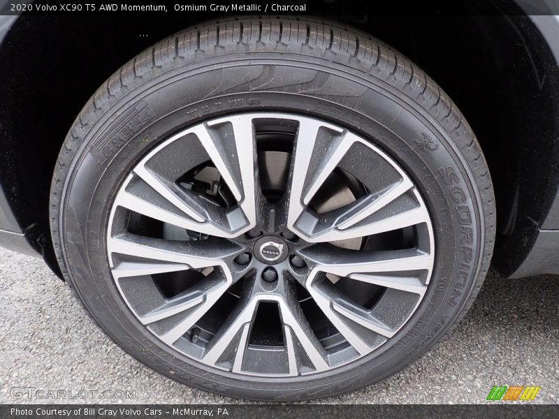Osmium Gray Metallic / Charcoal 2020 Volvo XC90 T5 AWD Momentum