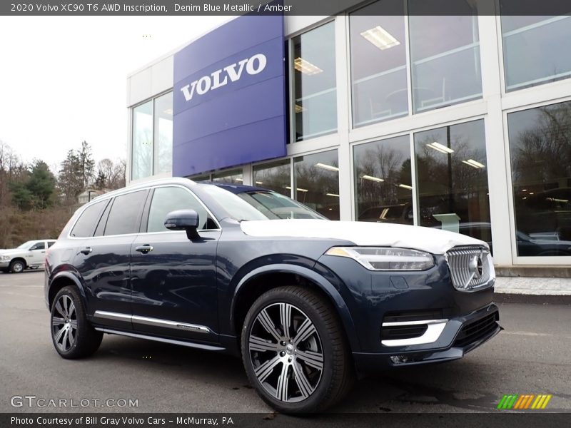 Front 3/4 View of 2020 XC90 T6 AWD Inscription