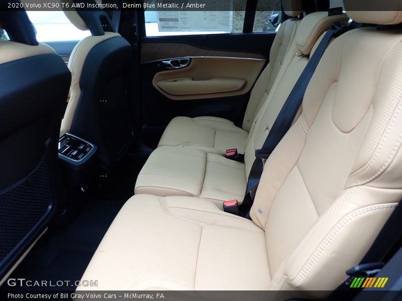Denim Blue Metallic / Amber 2020 Volvo XC90 T6 AWD Inscription