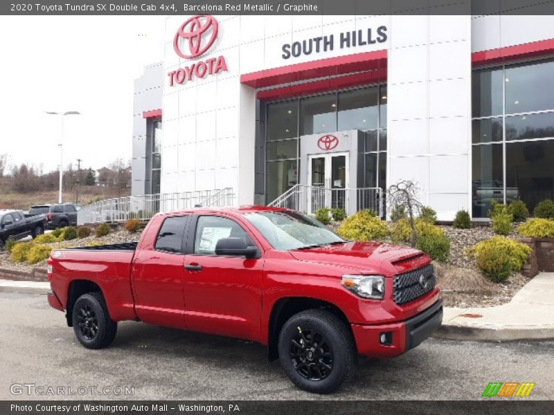 Barcelona Red Metallic / Graphite 2020 Toyota Tundra SX Double Cab 4x4