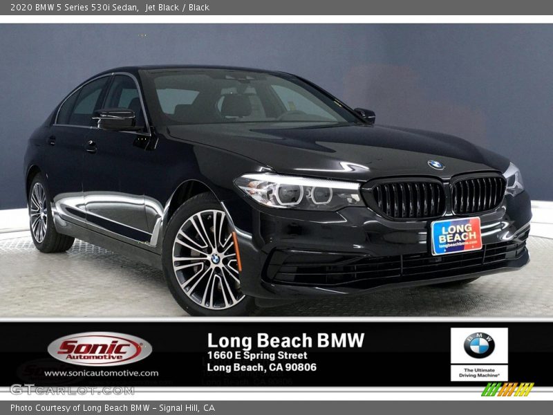 Jet Black / Black 2020 BMW 5 Series 530i Sedan