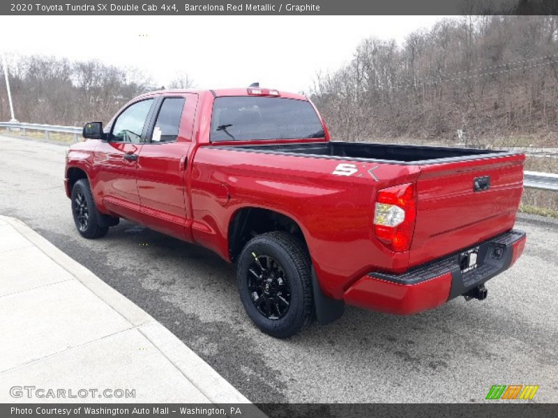 Barcelona Red Metallic / Graphite 2020 Toyota Tundra SX Double Cab 4x4