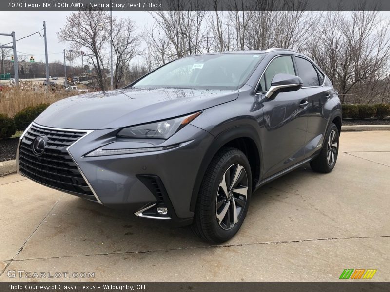 Nebula Gray Pearl / Black 2020 Lexus NX 300h AWD