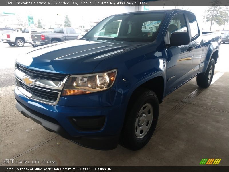 Kinetic Blue Metallic / Ash Gray/Jet Black 2020 Chevrolet Colorado WT Extended Cab