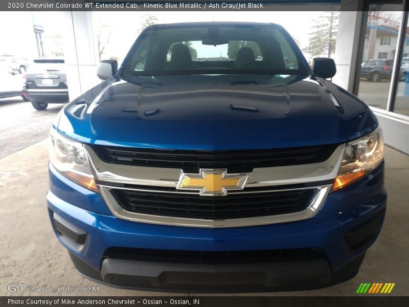 Kinetic Blue Metallic / Ash Gray/Jet Black 2020 Chevrolet Colorado WT Extended Cab