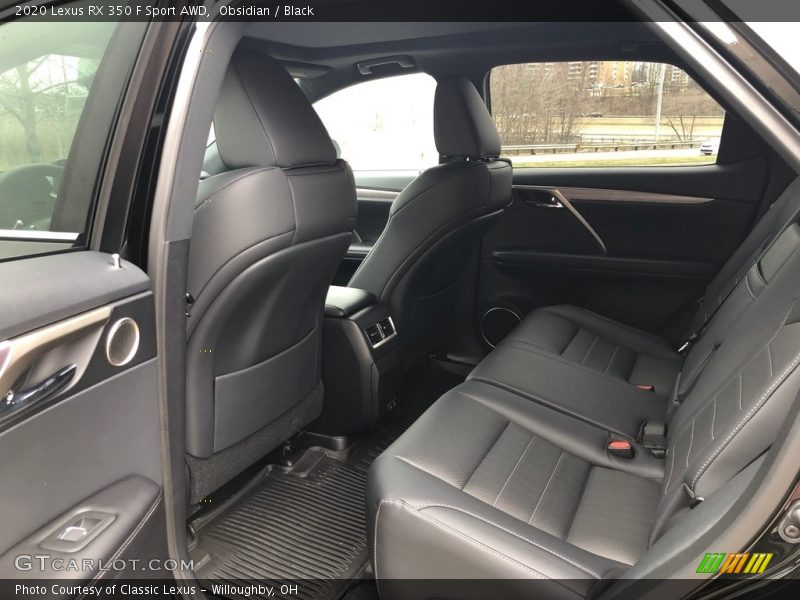 Rear Seat of 2020 RX 350 F Sport AWD