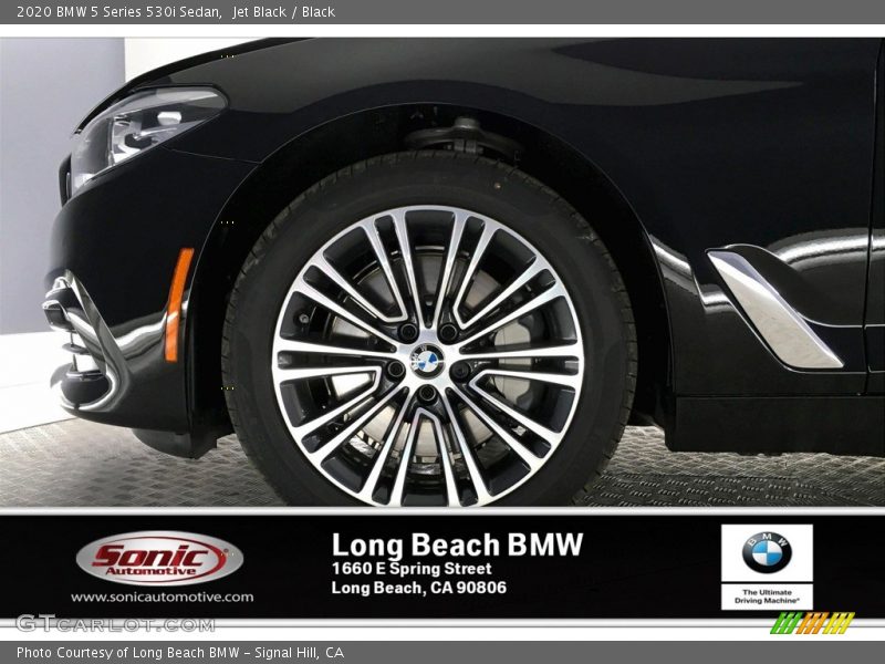 Jet Black / Black 2020 BMW 5 Series 530i Sedan