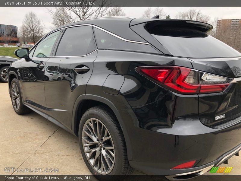 Obsidian / Black 2020 Lexus RX 350 F Sport AWD