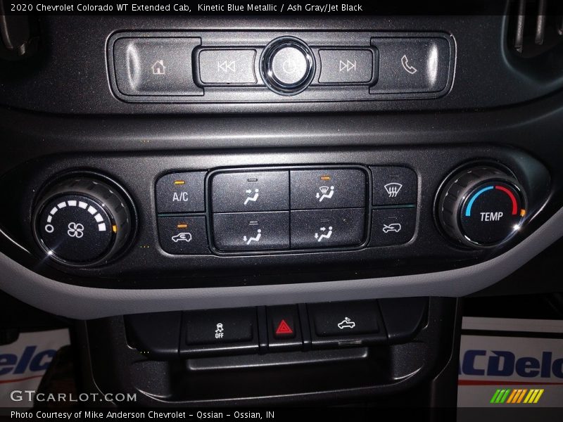 Kinetic Blue Metallic / Ash Gray/Jet Black 2020 Chevrolet Colorado WT Extended Cab