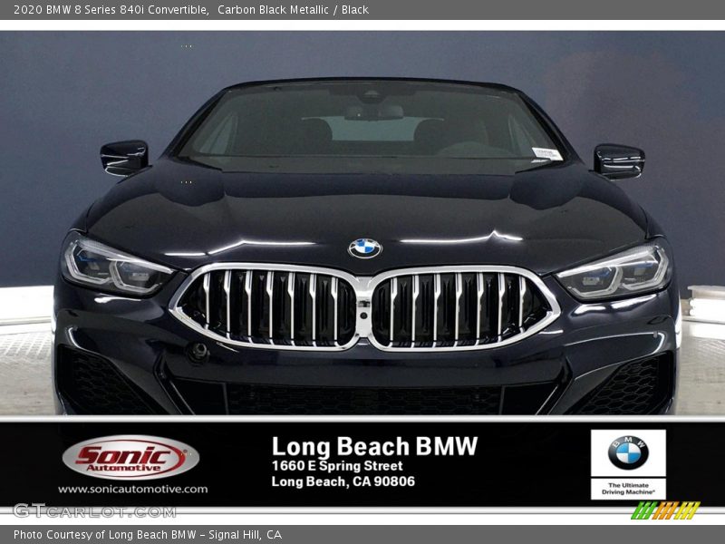 Carbon Black Metallic / Black 2020 BMW 8 Series 840i Convertible