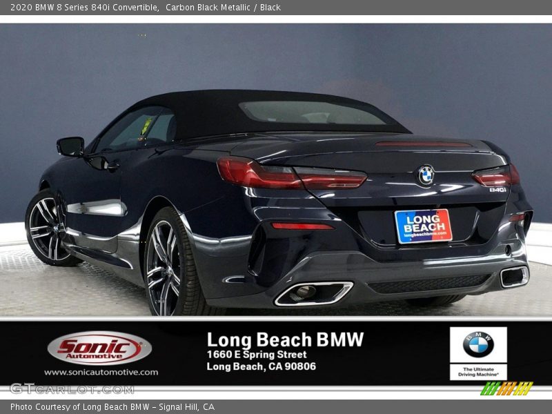 Carbon Black Metallic / Black 2020 BMW 8 Series 840i Convertible