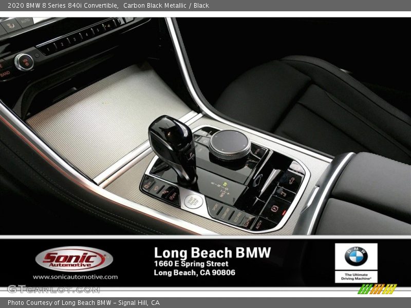 Carbon Black Metallic / Black 2020 BMW 8 Series 840i Convertible