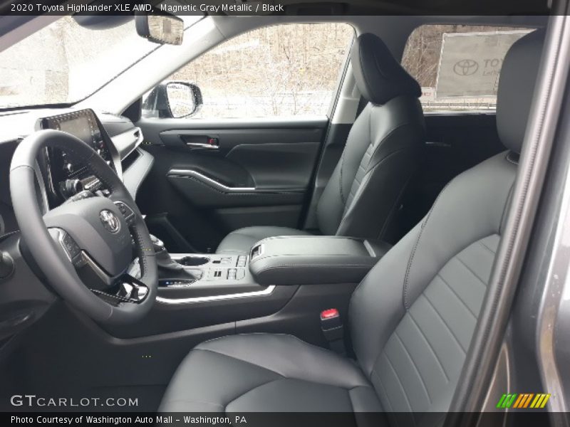 Magnetic Gray Metallic / Black 2020 Toyota Highlander XLE AWD