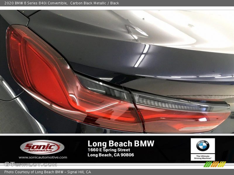 Carbon Black Metallic / Black 2020 BMW 8 Series 840i Convertible