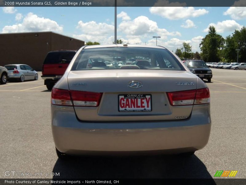 Golden Beige / Beige 2008 Hyundai Sonata GLS