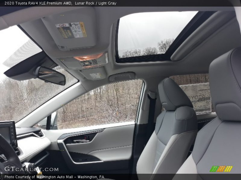 Lunar Rock / Light Gray 2020 Toyota RAV4 XLE Premium AWD