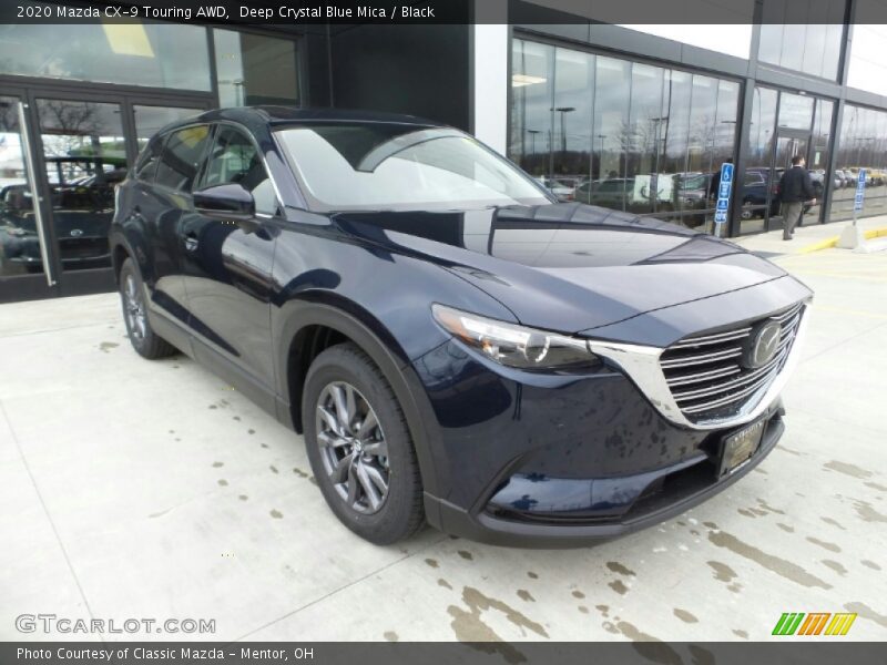 Deep Crystal Blue Mica / Black 2020 Mazda CX-9 Touring AWD