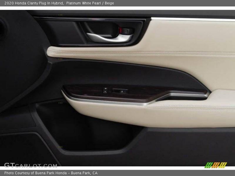 Platinum White Pearl / Beige 2020 Honda Clarity Plug In Hybrid