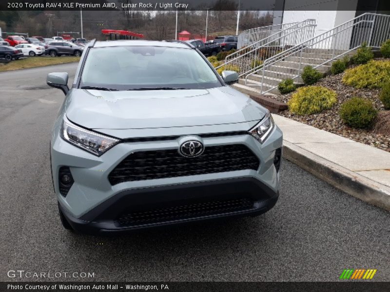 Lunar Rock / Light Gray 2020 Toyota RAV4 XLE Premium AWD