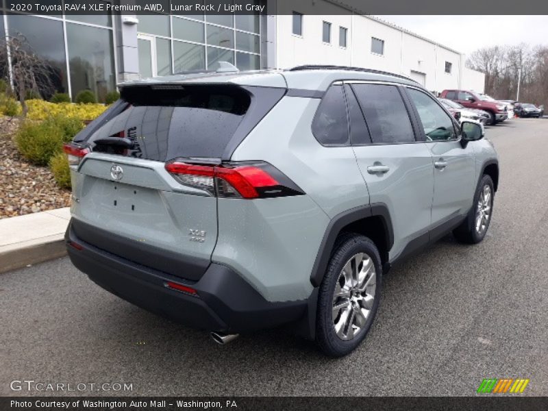 Lunar Rock / Light Gray 2020 Toyota RAV4 XLE Premium AWD