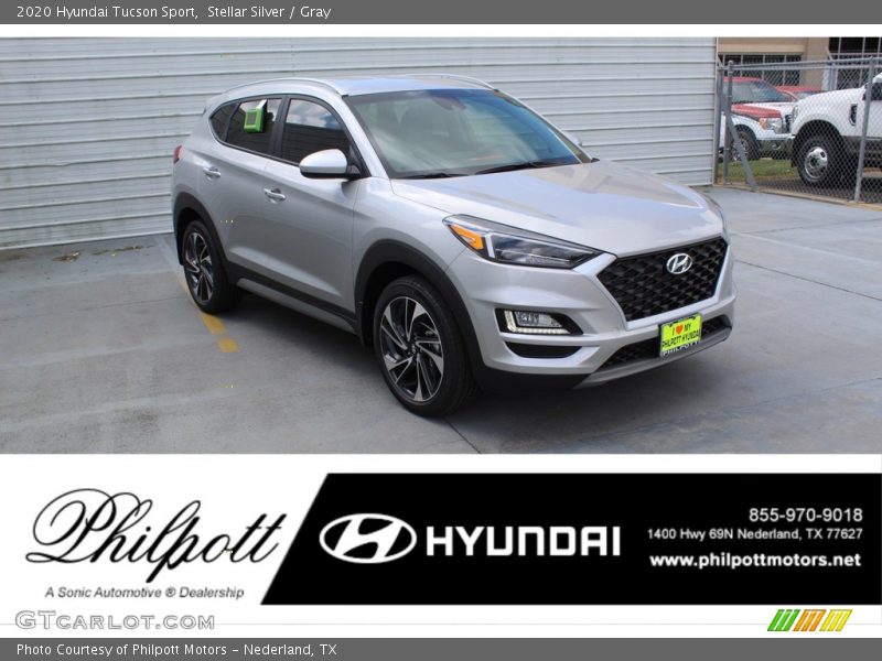 Stellar Silver / Gray 2020 Hyundai Tucson Sport