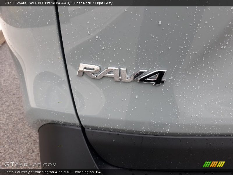 Lunar Rock / Light Gray 2020 Toyota RAV4 XLE Premium AWD