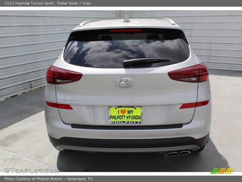 Stellar Silver / Gray 2020 Hyundai Tucson Sport