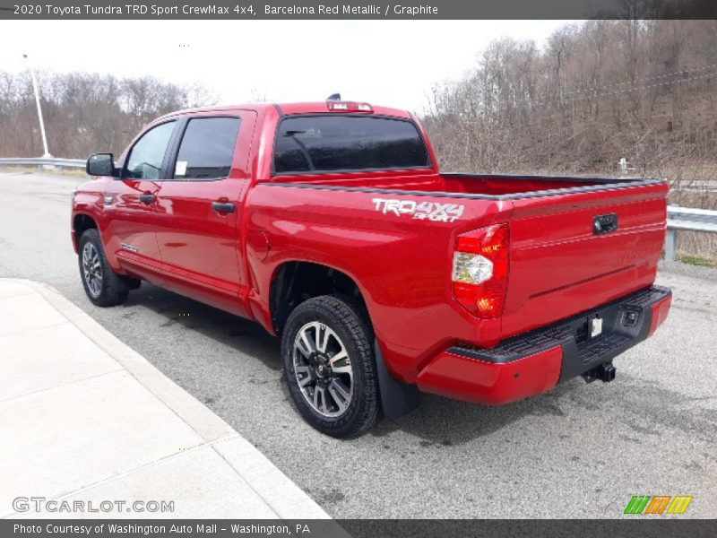 Barcelona Red Metallic / Graphite 2020 Toyota Tundra TRD Sport CrewMax 4x4