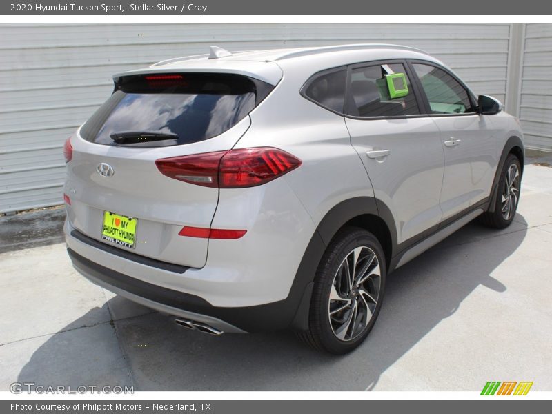 Stellar Silver / Gray 2020 Hyundai Tucson Sport