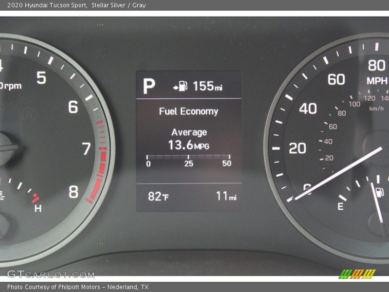 Stellar Silver / Gray 2020 Hyundai Tucson Sport