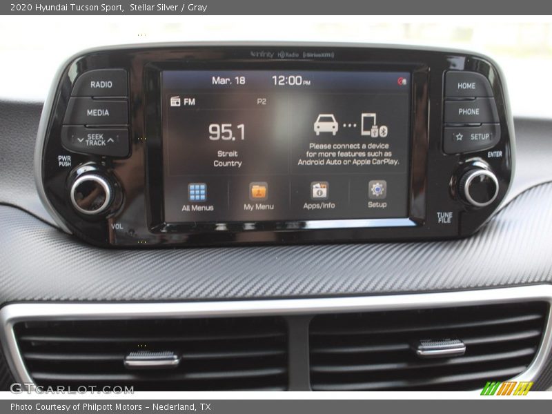 Stellar Silver / Gray 2020 Hyundai Tucson Sport