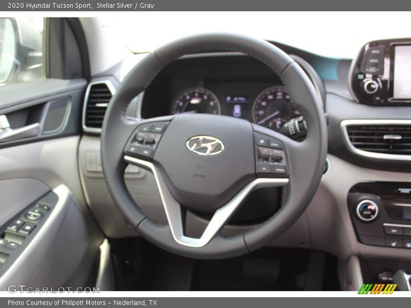Stellar Silver / Gray 2020 Hyundai Tucson Sport