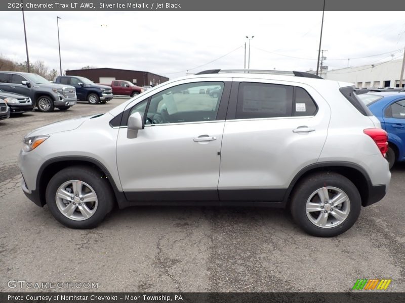 Silver Ice Metallic / Jet Black 2020 Chevrolet Trax LT AWD