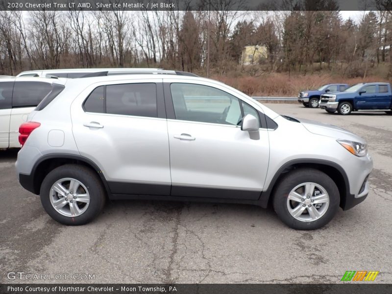 Silver Ice Metallic / Jet Black 2020 Chevrolet Trax LT AWD