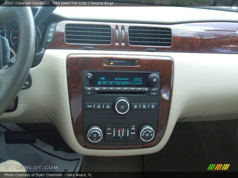 Red Jewel Tint Coat / Neutral Beige 2007 Chevrolet Impala LT