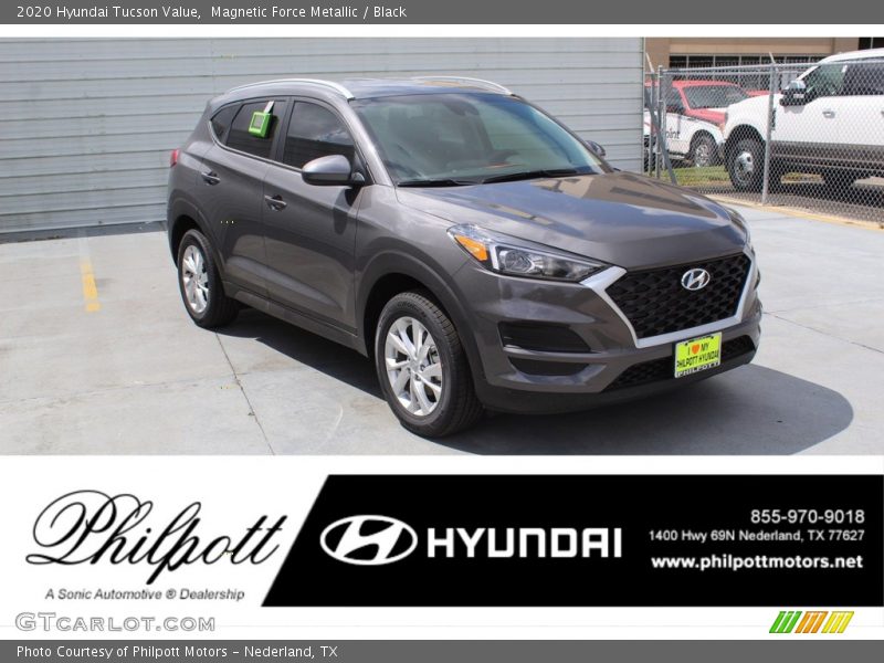 Magnetic Force Metallic / Black 2020 Hyundai Tucson Value