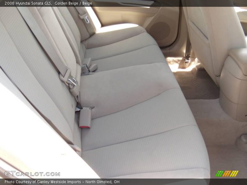 Golden Beige / Beige 2008 Hyundai Sonata GLS