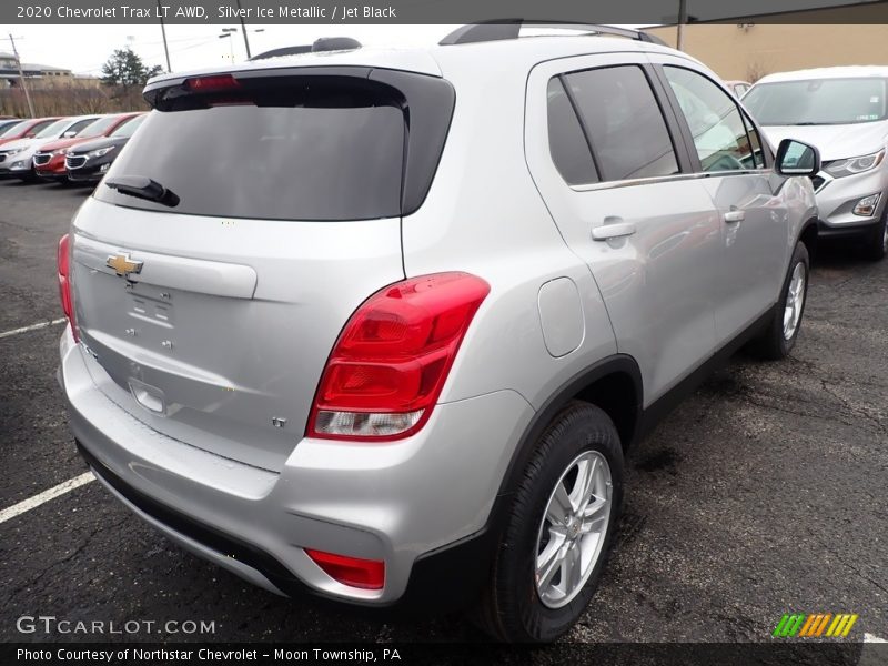 Silver Ice Metallic / Jet Black 2020 Chevrolet Trax LT AWD