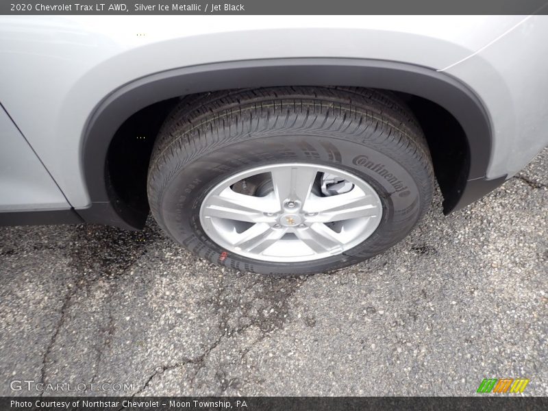 Silver Ice Metallic / Jet Black 2020 Chevrolet Trax LT AWD