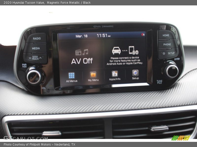 Magnetic Force Metallic / Black 2020 Hyundai Tucson Value